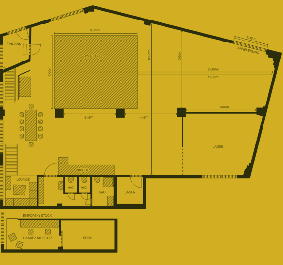 Grundriss Studio One
